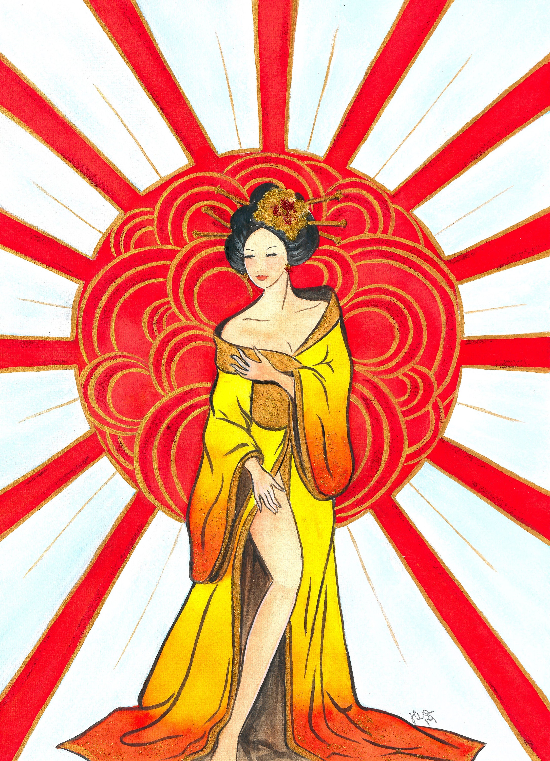 Amaterasu Postcard