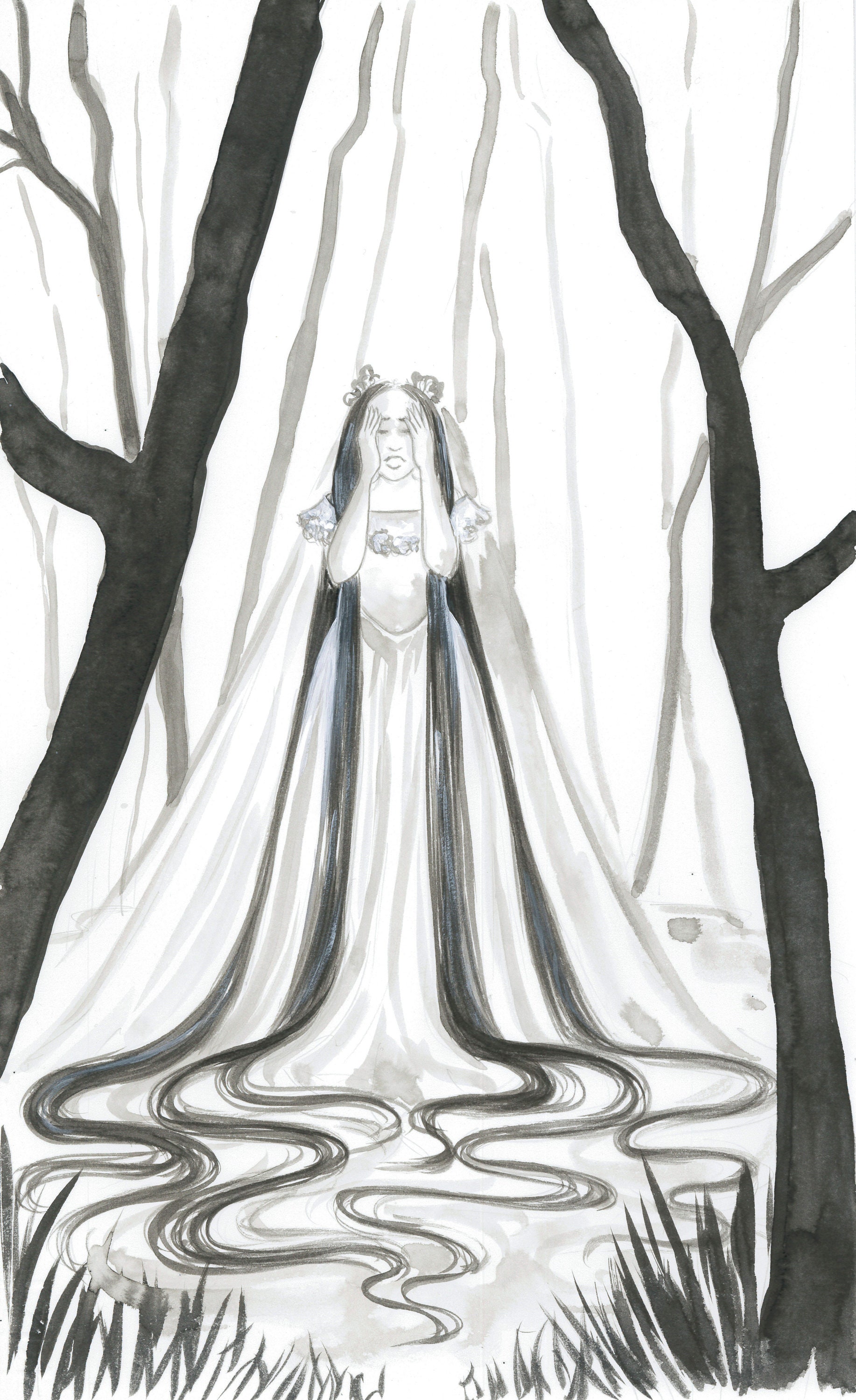 La Llorona a Mexican Fairy Tale Original Painting - Etsy Singapore La Llorona a Mexican Fairy Tale Original Painting - Etsy Singapore