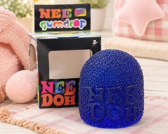 Pelota antiestrés blanda con textura de gominola, juguete sensorial para aliviar la ansiedad.