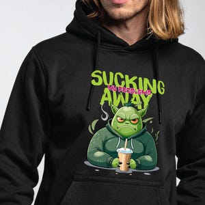 Grumpy Goblin Sarkastiskt Citat PNG SVG, Edgy Streetwear Digital Design (DTF Sublimeringsfil)