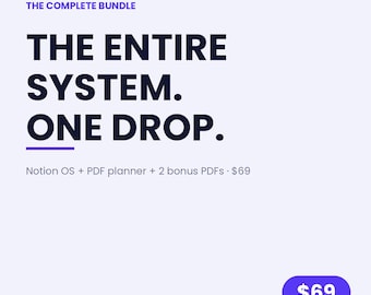 Solopreneur Business Bundle, Notion CRM + Fillable PDF Toolkit, Small Business Planner, Time Audit Tracker, Automation Checklist