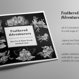 Feathered Adventurers - an Octobird 2021 book