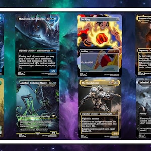 Karta proxy/niestandardowa do gry Magic the Gathering, pusty rewers.