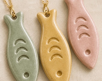 Fish Clay Cutter Set, 5 Ocean Jewellery Shapes, Polymer Clay Embossing Tools, Coastal Cookie Cutters for Charms and Earrings