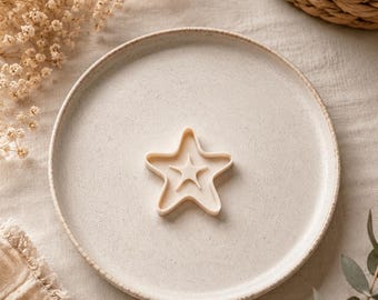 Star Cookie Cutter Set, 4 Sizes, Polymer Clay Jewellery Cutter, Fondant and Biscuit Shape, 3D Printed Craft Tool