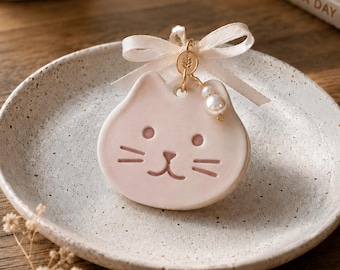 Kawaii Cat Face Clay Cutter & Cookie Embosser, Cute Kitty Jewellery Making Tool, Polymer Clay Stamp, 3D Printed Biscuit Cutter