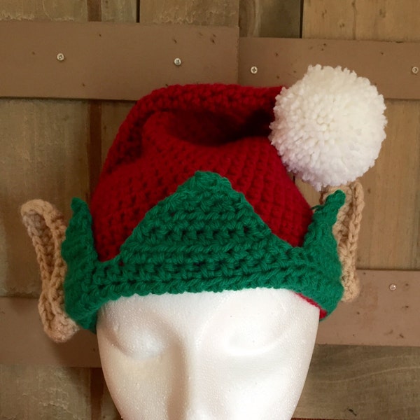 Christmas Elf/Santa Hat Crochet Pattern