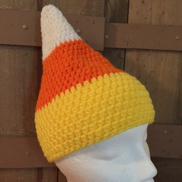 Candy Corn Beanie Pattern