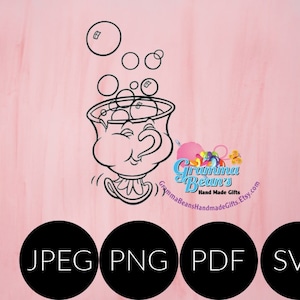 Chip with Bubbles SVG, pdf, png and jpeg