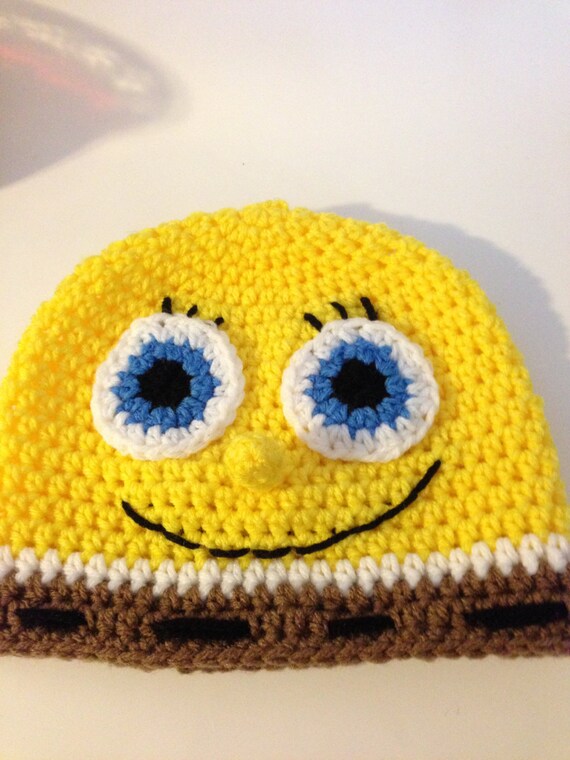 Spongebob Crochet Hat Pattern - Etsy 