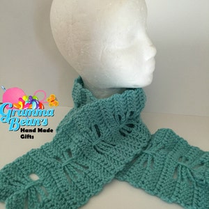 Butterfly Dreams Crochet Scarf image 2