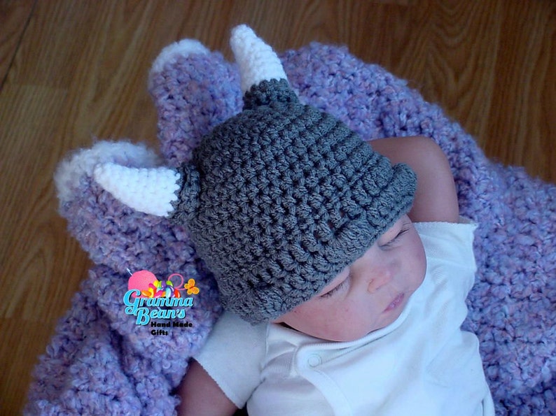 Viking Hat Crochet Pattern image 4