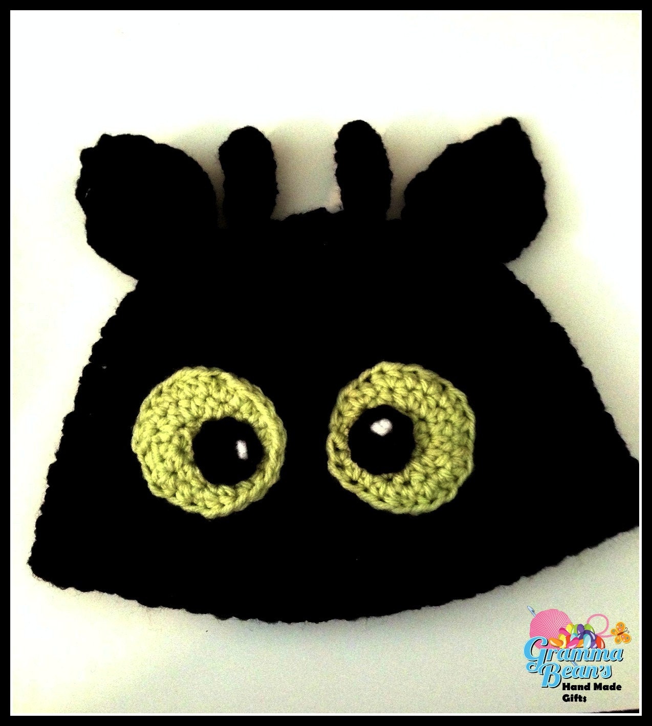 Toothless Dragon Crochet Hood Handmade NEW Crochet Toothless : 11 Steps (with Pictures) - Instructables main image 3