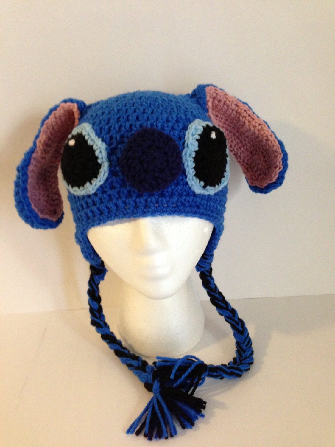 Angel Lilo and Stitch Hat, Stitch Hat, Stitch Angel Crochet Hat