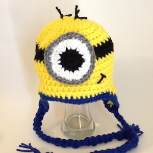 Cute Minion Crochet Hat Pattern