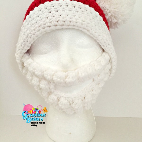 Santa Hat & Beard Pattern