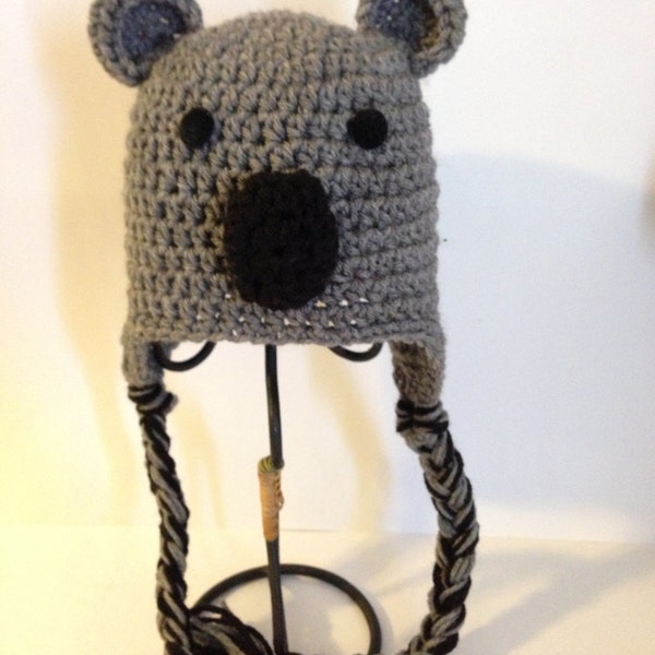 Koala Bear Hat Pattern, Crochet