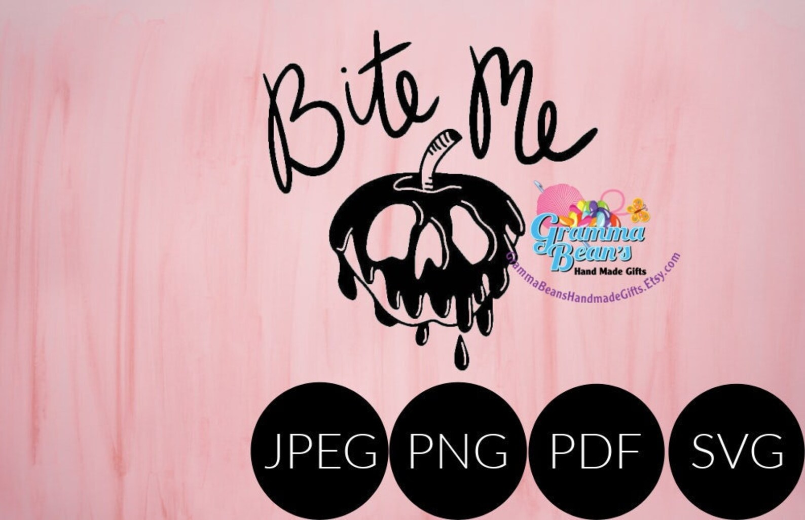 Bite Me SVG Pdf Png and Jpeg - Etsy