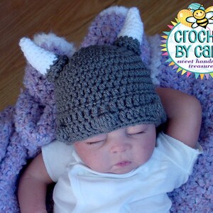 Viking Hat Crochet Pattern image 2