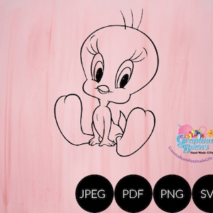 Tweety SVG, pdf, png and jpeg