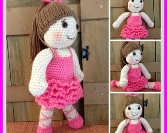 Adorable Bella Ballerina Crochet Doll Pattern