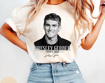 Presley Gerber Memorial Shirt, Forever 27 Tribute Tee, 1999 2026 Memorial T-Shirt, Presley Gerber Fan Shirt, Remembrance Tee