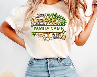 Custom Family Name Shirt, Personalized Family T-Shirt, 2026 Family Reunion Tee, Custom Last Name Shirt, Matching Family Gift