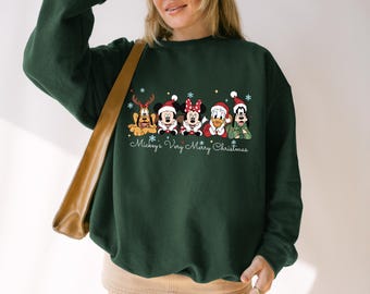 Christmas Character Sweatshirt, Festive Holiday Crewneck, Cute Christmas Cartoon Shirt, Holiday Family Sweatshirt, Christmas Gift