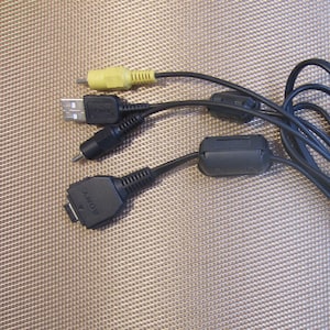 Sony Cyber-shot Camera Cable, VMC-MD1 USB Audio Video Data Cable, For vintage cameras