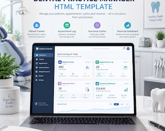 Modello HTML per la gestione di uno studio dentistico