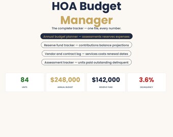 Modello Airtable per la gestione del budget dell'associazione dei proprietari di casa