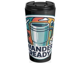 Kubek termiczny Wander Ready Adventure Coffee Tumbler ze stali nierdzewnej