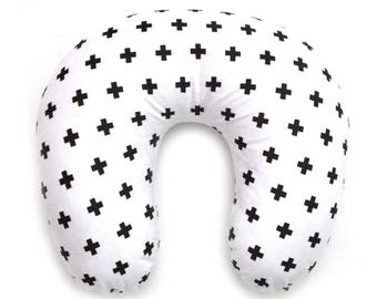 black boppy pillow