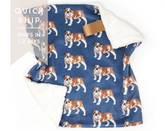 french bulldog baby blanket
