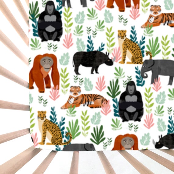 tiger crib sheets