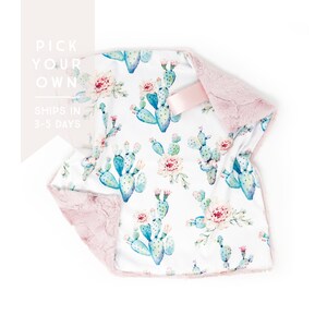 Lovey: Cactus Rose. Lovey. Cactus Lovey. Aqua Lovey. Lovie. Baby Lovey. Lovie. Minky Lovey. Floral Cactus Lovey. Lovey for Babies. PYO.