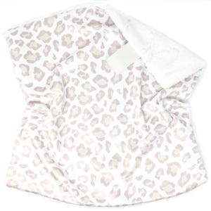 Lovey: Sugar Sand Leopard. Cheetah Spots. Animal Print. Lovie. Minky. Soft. Cuddly. Cream. Ivory. Beige. Tan. Girl. Neutral. Baby Gift.