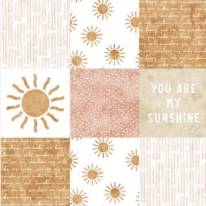 Lovey, Baby Blanket, or Adult Blanket: You Are My Sunshine Squares. Sun Lovey. Sun Blanket. Sunshine Lovey. Baby Gift.