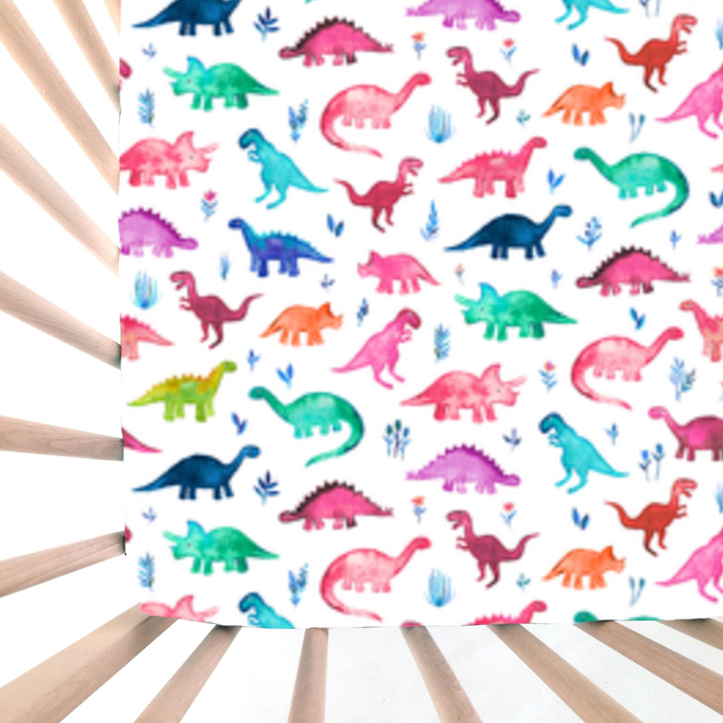 dinosaur crib sheets