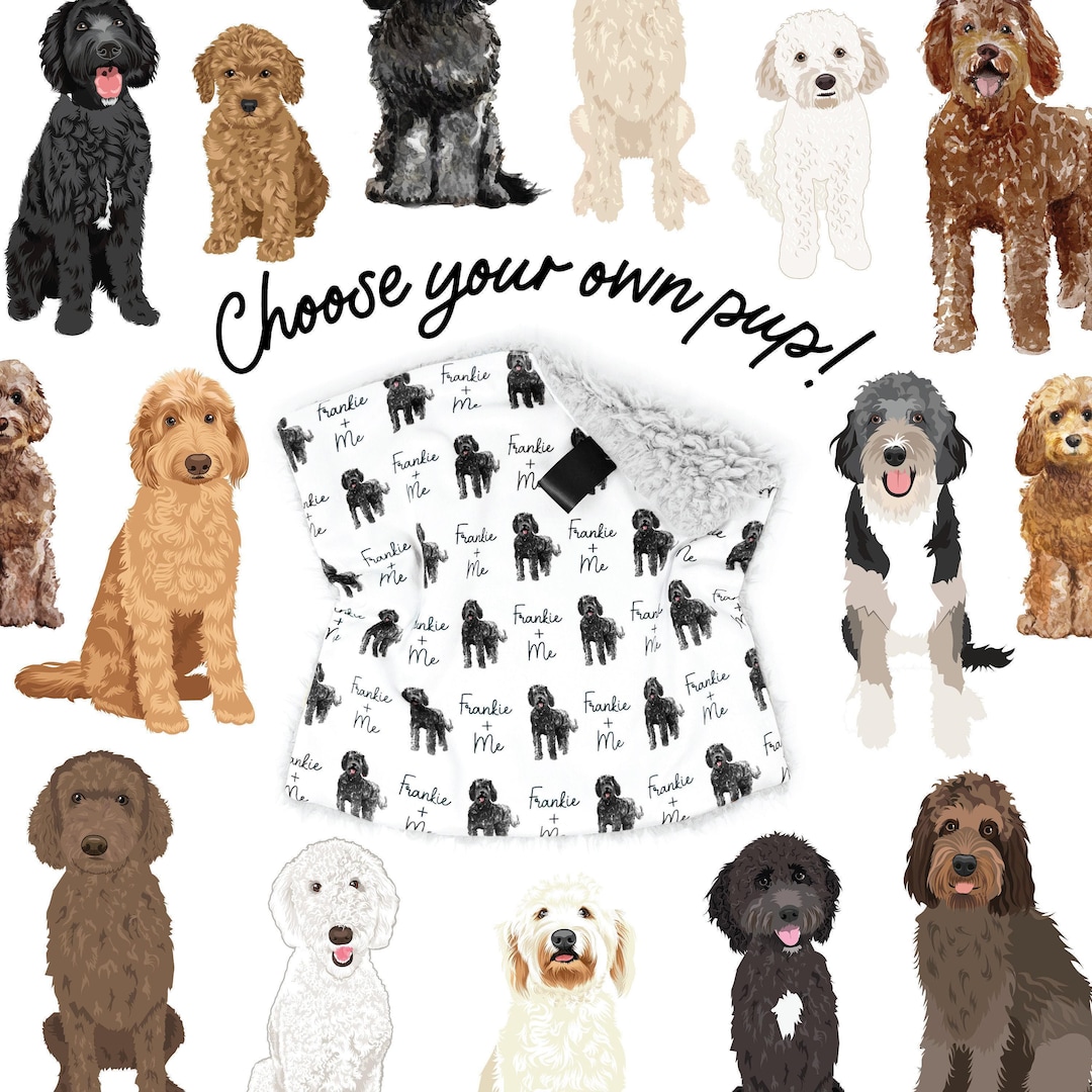 Lovey: Personalized Black Dog and Me Baby Gift