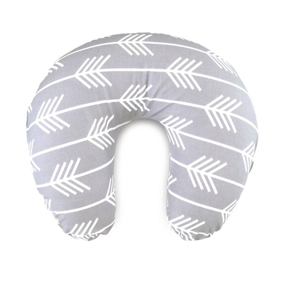 Nursing Pillow Cover Light Gray Arrows. Nursing Pillow. Etsy