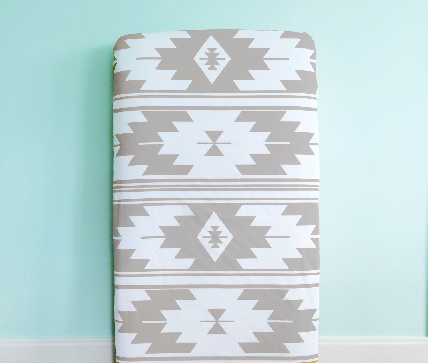 Crib Sheet Gray Kilim. Fitted Crib Sheet. Baby Bedding. Crib Etsy