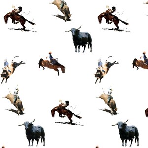 Lovey, Baby Blanket, or Adult Blanket: Broncs and Bulls. Rodeo Lovey. Western Lovey. Cowboy Lovey. Rodeo Baby Gift. Baby Gift.