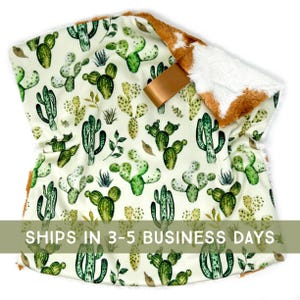 Lovey: Western Cactus. Lovey. Cactus Lovey. Green Lovey. Lovie. Baby Lovey. Minky Lovey. Cactus Lovie. Boho Lovey. Baby Gift. PYO.