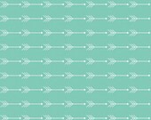 fitted crib sheet in jade arrow shot