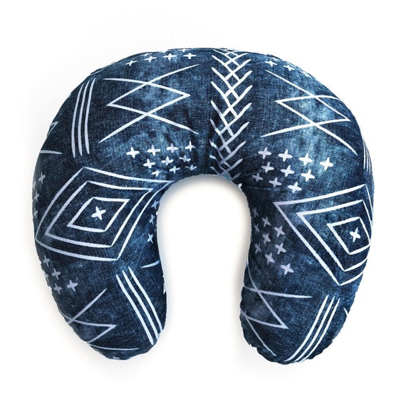 Nursing Pillow Cover Indigo Vintage Moroccan. Blue Nursing Etsy