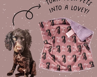 Lovey, Baby Blanket, or Adult Blanket: Personalized Pet. Lovey. Dog Lovey. Personalized Pet Lovey. Personalized Lovey. Baby Gift.