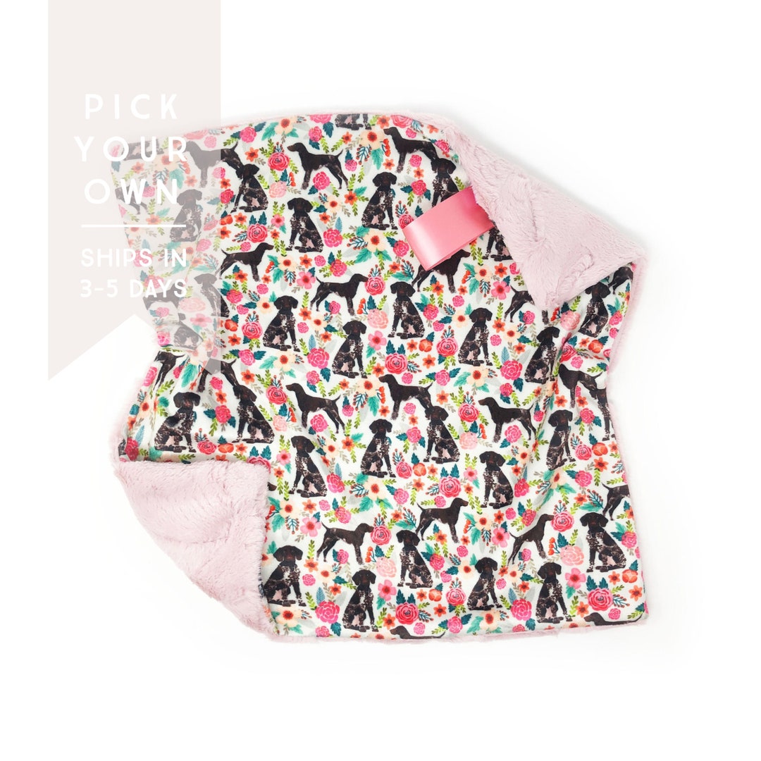 Lovey Floral German Shorthaired Pointer. GSP Lovey. German Etsy