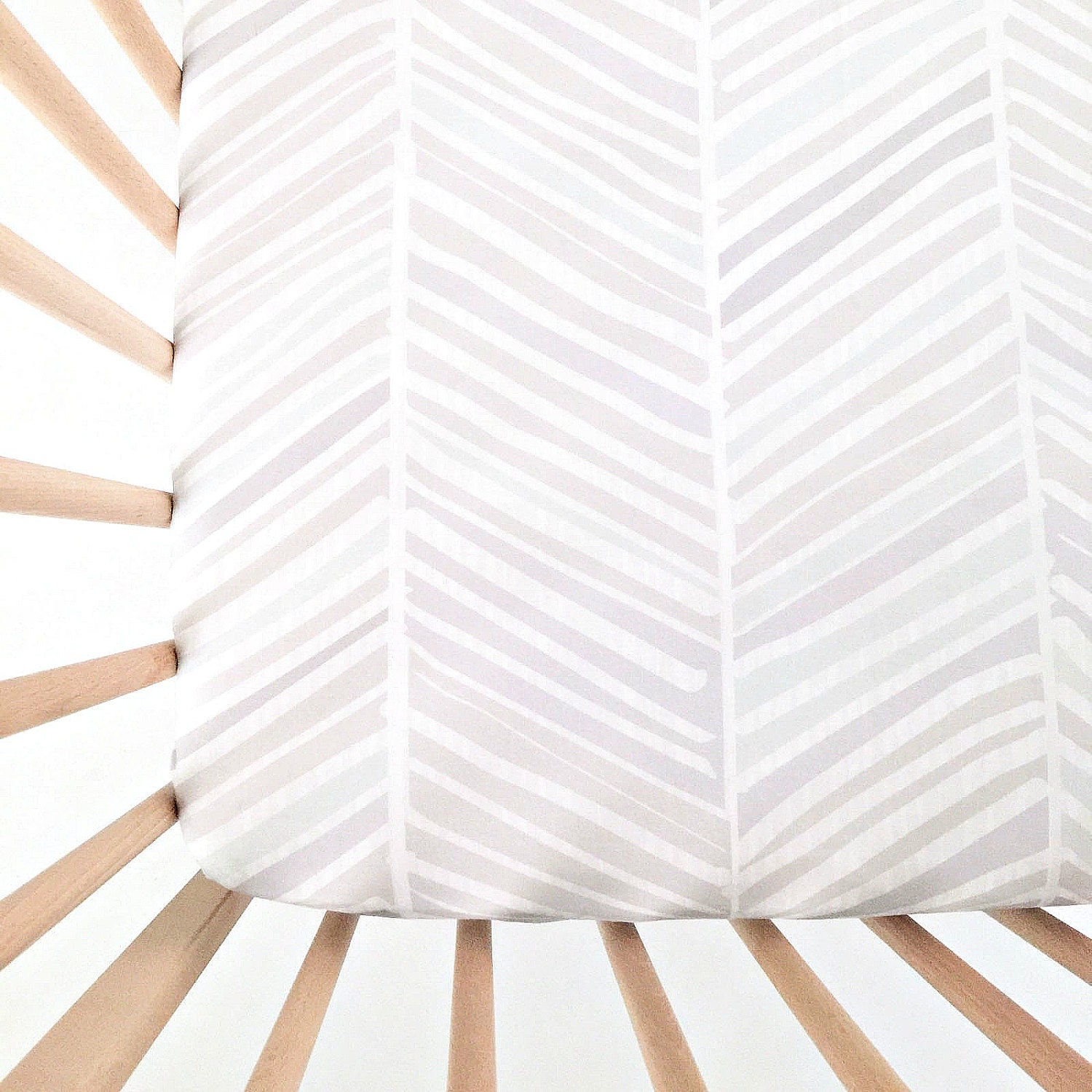 Crib Sheet Herringbone Hues of Gray. Fitted Crib Sheet. Baby Etsy