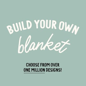 Build Your Own Blanket. Custom Gift. Unique. Thoughtful. One of a Kind. Minky. Lovie. Baby Gift. Baby Sleep. Comfort Object. Baby Shower.